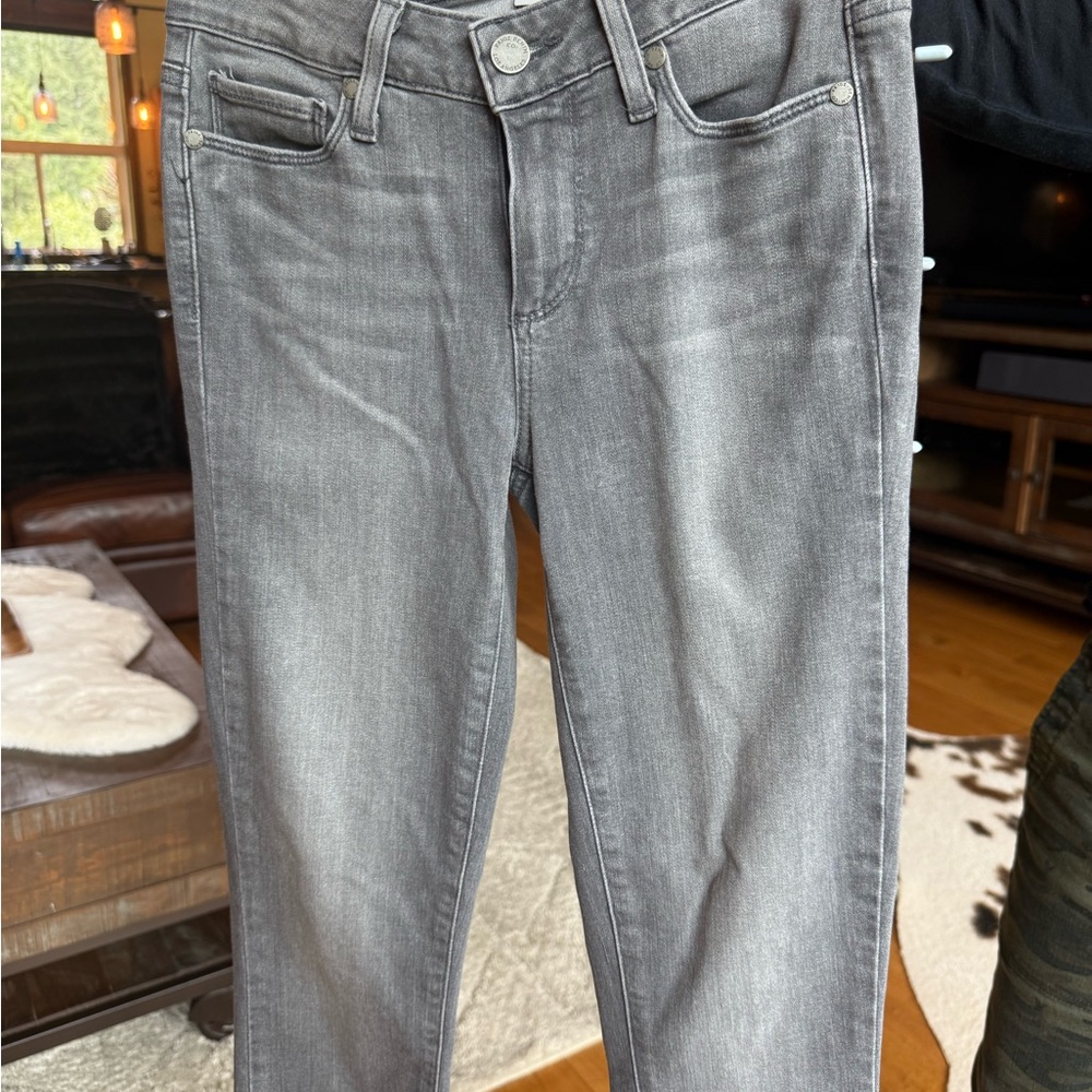 Women's Gray Paige Jeans Verdugo Ultra Skinny